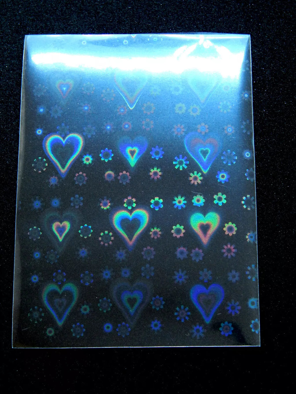 20 vnt. holografinės kortelių įmautės (65×90 mm) – Pokémon, MTG, TCG kortoms, įvairūs dizainai
