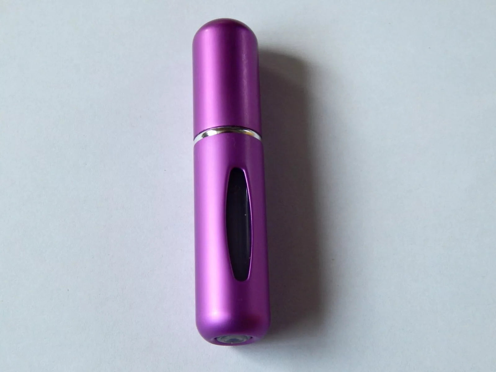 5 ml daugkartinė kvepalų purškimo talpa – kelioninis aliuminio buteliukas (pasirinkite spalvą)
